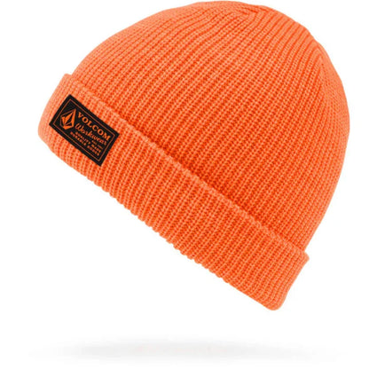 The Volcom Workwear Beanie 2022 in Orange