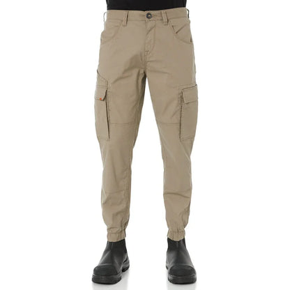 The Volcom Workwear Meter Lightweight Cuff Pants 2023 in Brindle 1
