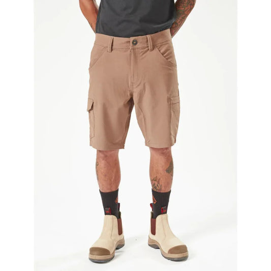 The Volcom Workwear Slab Hybrid 20" Shorts 2023 in Brindle 1