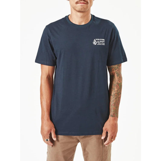 The Volcom Workwear T-Shirt 2023 in Navy 1