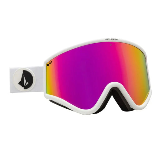 The Volcom Yae Goggles 2023 in Matte White