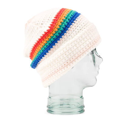 The Volcom Yay Crochet Beanie 2024 in White