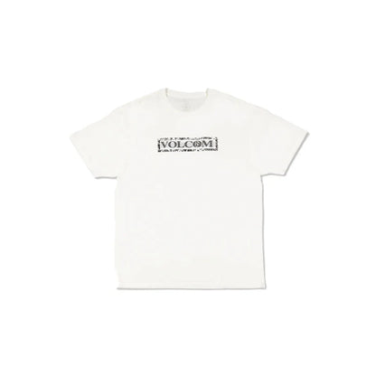 The Volcom You Drain Men's Short Sleeve T-Shirt in off white