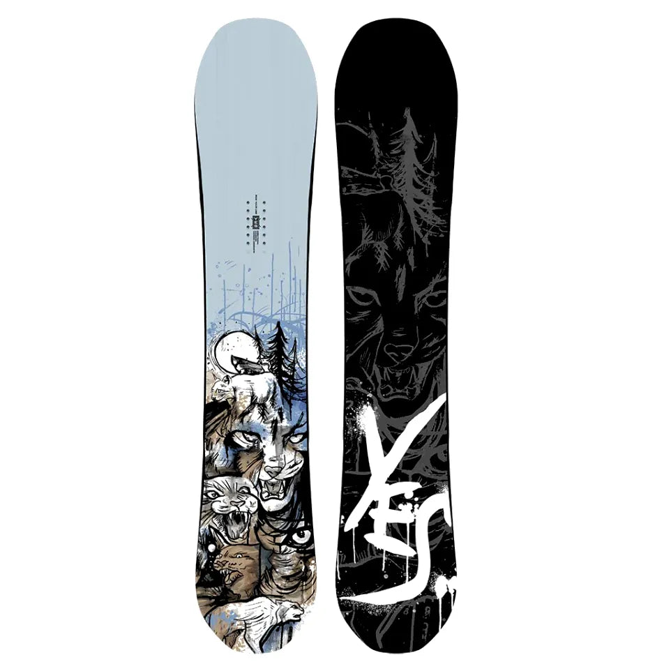 The Yes Pick Your Line Men's Snowboard in Blue
